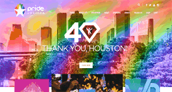 Desktop Screenshot of pridehouston.org