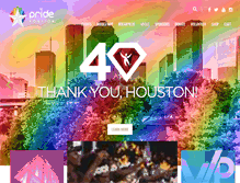 Tablet Screenshot of pridehouston.org